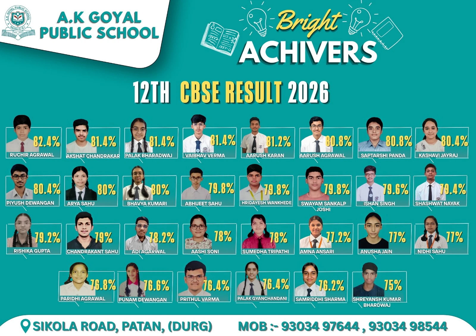 Star achiever poster one