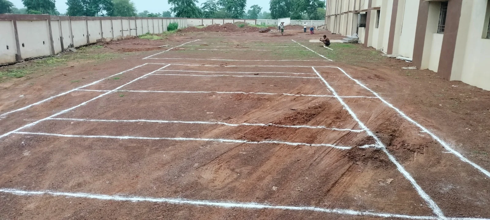 School sports ground